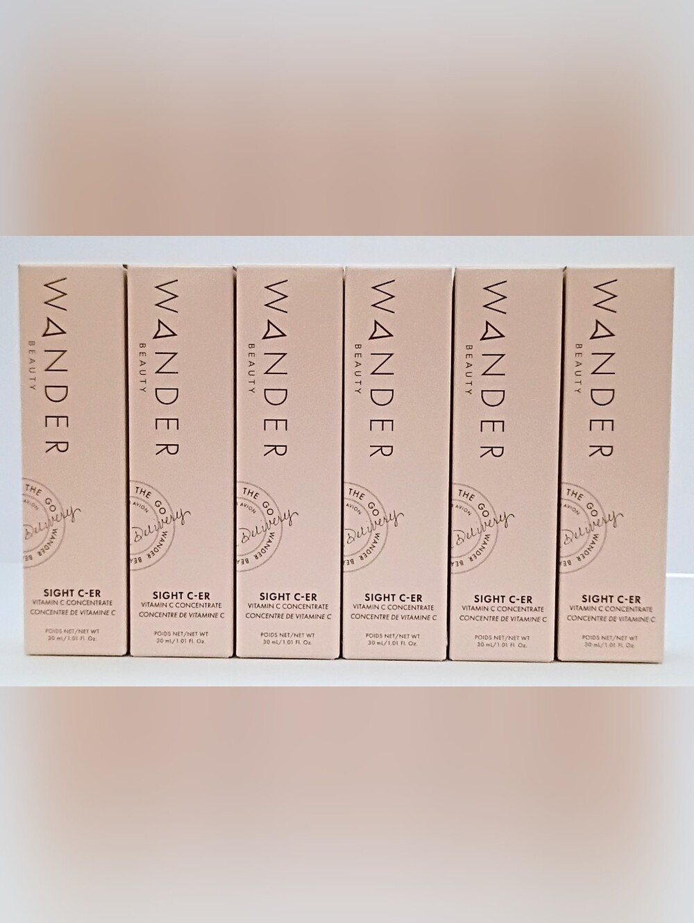 Lot of 6 Wander Beauty Sight C-ER Vitamin C Concentrate 30mL NIB Full Size